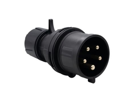 Wtyczka siłowa 32A 5p 380V-415V /FE/ IP44 czarna