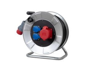 Przedłużacz siłowy na bębnie metalowym BORDO-320 32A 5p, 2x230V, wt.32/5, OPD 5x4 /15m/