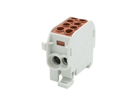 Zacisk HLS 125A-2 (1x35,1x25 / 1x35,1x25) - brązowy