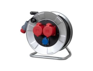 Przedłużacz siłowy na bębnie metalowym BORDO-320 16A 5p, 32A 5p, 230V, wt.16/5, OW 5x2,5 /25m/