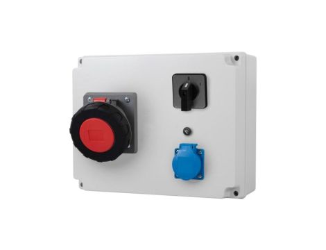 Rozdzielnica R-310 - gniazda 63A 5p, 230V, 0/1(63A) z bezpiecznikiem