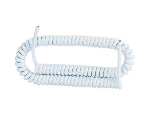 Przewód spiralny 05VVH8-F 4x1mm2 - 5m - biały