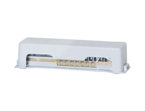 Szyna wyrównująca potencjał 7x25 mm2, 1x50mm2, płaskownik 30x4mm - mocowanie na stałe