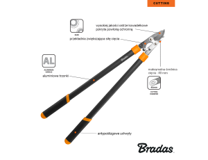 SEKATOR DO GAŁĘZI V-SERIES-P OSTRZE MIJAJĄCE 40mm ALUMINIOWY - image 2