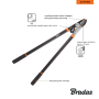 SEKATOR DO GAŁĘZI V-SERIES-D OSTRZE MIJAJĄCE 40mm - 3