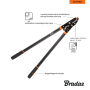 SEKATOR DO GAŁĘZI V-SERIES-D OSTRZE MIJAJĄCE 50mm - 3