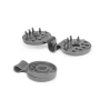 KLIPS DO MOCOWANIE SIATEK CIENIUJĄCYCH SZARY /10szt. BUNGEE CORD CLIPS - 3