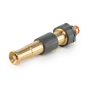 DYSZA REGULOWANA MOSIĘŻNA GW 3/4" Z PRZYŁĄCZEM NA KRAN GZ 3/4" 12,5cm BRASS SOFT - 3