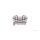 Złączka szynowa 0,5-4 mm2 szara ZUG-4 A11-A238