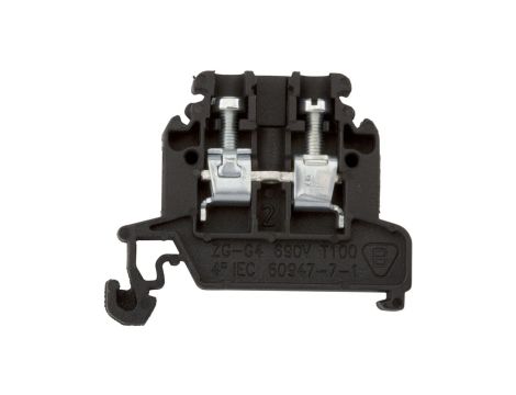 Złączka szynowa 0,5-4 mm2 czarna ZG-G4 A11-8203