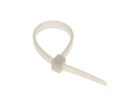 Taśma opaska kablowa 250/3,6 biała /op. 100 szt./