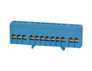 Listwa ochronna 12-modułowa 12x16mm2 niebieska IP20