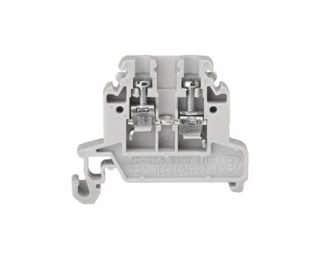Złączka szynowa 0,5-2,5 mm2 szara ZG-G2,5 A11-8108