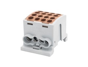 Zacisk odgałęźny HLK 100A-4 (1x25,3x16 / 1x25,3x16) Al/Cu - brązowy