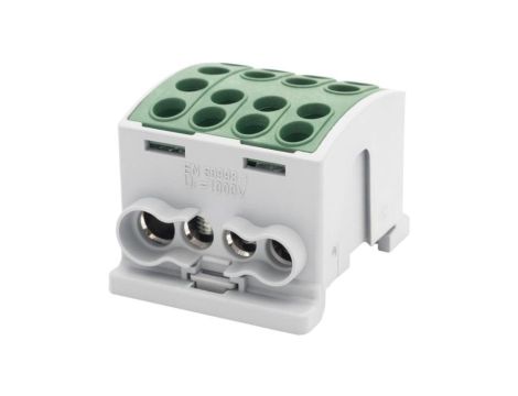 Zacisk HLK 125A-4 (1x35,3x25 / 1x35,3x25) Al/Cu - zielony
