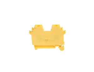 Złączka szynowa 2-przewodowa 2,5 mm2 żółty V0 ZUG-2,5 A11-A131