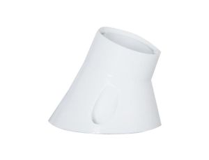 Oprawka skośna przykręcana E27 biała