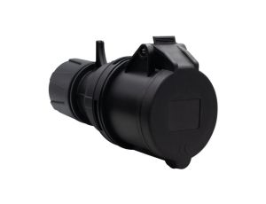 Gniazdo przemysłowe - przenośne 32A 3p 200V-250V /FE/ IP44 czarne