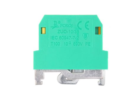 Złączka gwintowa ochronna PE 1,5-10mm2 zielono-żółta ZUO-10/35 A11-5D3Z