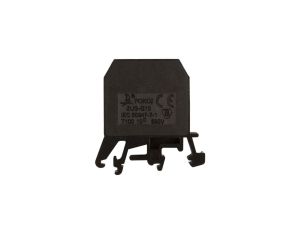 Złączka szynowa 2-przewodowa 10 mm2 czarny ZUG-G10 A11-0203