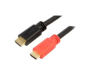 Kabel HDMI 1.3 ze wzmacniaczem HDMI wtyk z obu stron PVC 15m AK-330105-150-S