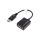 AK-340410-001-S Konwerter DisplayPort 1.2 150mm