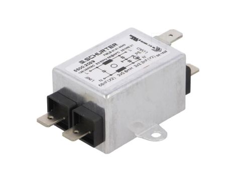 5500.2029 Filtrprzeciwzakłóceniowy 250VAC Cx 68nF Cy 2,2nF