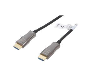 Kabel HDCP 1.4,HDCP 2.2,HDMI 2.0 optyczny 30m AK-330125-300-S