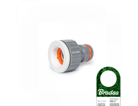 PRZYŁĄCZE NA KRAN GW  1" x 3/4" POWER JET /WHITE LINE