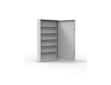 Rozdzielnica natynkowa metalowa 120 modułowa 5x24 544x986x130 RAL9003 IP30 MN120/5/24