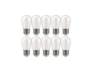 Zestaw żarówek ST45-P E27 1W FILAMENT (10 sztuk) WW