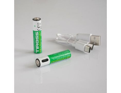 TIROSS BATERIA ŁADOWALNA R03 AAA 2szt - 2