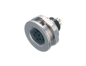 Złącze: M9 gniazdo żeńskie Pokrycie: złocony 125V IP67 PIN: 4 09 0412 00 04