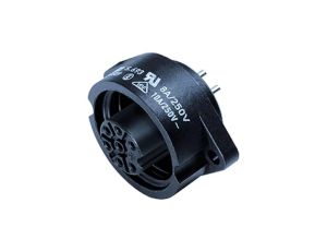 Złącze: okrągłe 692,693,RD24 250V PIN: 7 gniazdo żeńskie 10A 09 4228 00 07