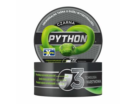 TAŚMA UNIWERSALNA PYTHON 48mm x 9m CZARNA