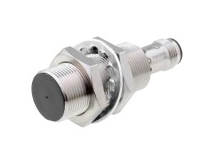E2BM18KS08M1B1 Czujnik indukcyjny o zasięgu 08mm, konfiguracji wyjścia PNP / NO, napięciu zasilania 1030VDC, obudowie M18