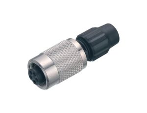 Złącze: M9 wtyk żeńskie Pokrycie: złocony 125V IP40 PIN: 3 4A 99 0076 100 03