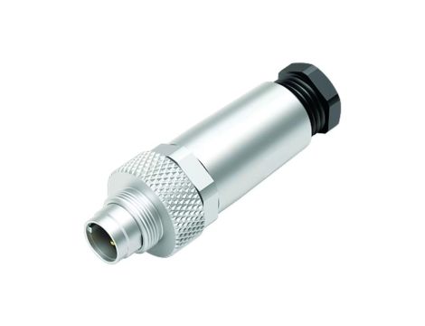 99 0401 10 02 Złącze: M9 wtyk męskie Pokrycie: złocony 125V IP67 PIN: 2 4A