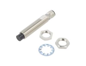Czujnik indukcyjny o zasięgu 08mm, konfiguracji wyjścia PNP / NO, napięciu zasilania 1030VDC, obudowie M12 E2E-X8MB1TL12-M1