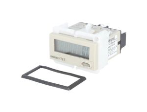 Licznik elektroniczny z blokadą dostępu z wyświetlaczem LCD, wejściem stykowym, montowany na panel H7ET-N