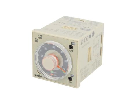 H3CR-F8/24AC/DC Przekaźnik czasowy o zakresie zliczania 0,05s300h, wyjściu typu DPDT, napięciu zasilania 24VAC