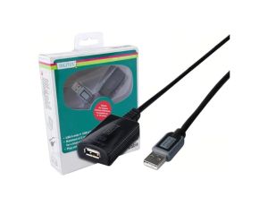 Repeater USB USB 2.0 USB A gniazdo USB A wtyk 10m blister A-DA-73100