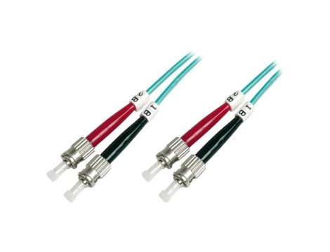 DK-2511-10/3 Patch cord światłowodowy OM3 ST/UPC z obu stron 10m LSZH