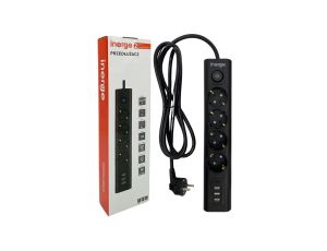 Przedłużacz INERGE 4-gniazdowy 3m ECS-0431-03-B