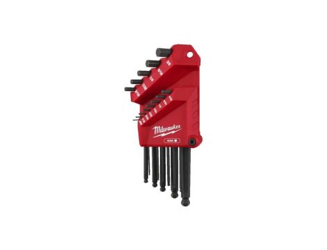 Zestaw kluczy imbusowych imperialnych calowych 3/8 - 0,050 13 szt. MILWAUKEE