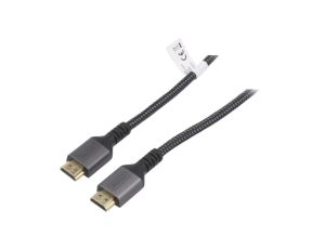 Kabel HDCP 2.2 HDMI 2.1 HDMI wtyk z obu stron tekstylny 3m DB-330200-030-S