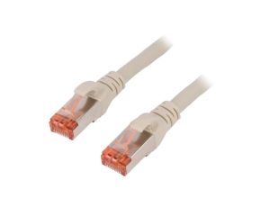 Patch cord S/FTP 6 linka Cu LSZH szary 15m 27AWG DK-1644-150