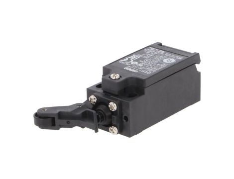 D4N-1172 Wyłącznik krańcowy z dźwignią o promieniu 19mm i rolką z tworzywa Ø12mm