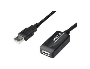 Repeater USB USB 2.0 USB A gniazdo USB A wtyk 15m DA-73101