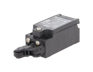 Wyłącznik krańcowy z dźwignią o promieniu 20mm i rolką z tworzywa Ø12mm D4N-1162